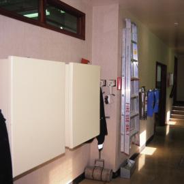 Stage 6 corridor shows Breathing Apparatus etc