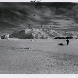 NZ Geological Survey and Antarctic Expedition 1957-58 - Sea Ice V - Hallett Base