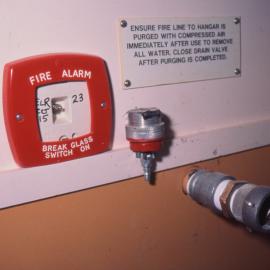 Carpenters shop, showing connection to under ground hangar pipe