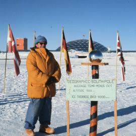Cass Roper at the "tourist" pole