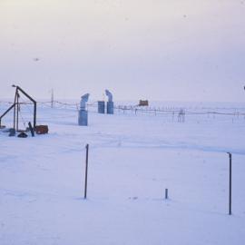 SANAE Base access hatches & ventilation shafts to base 