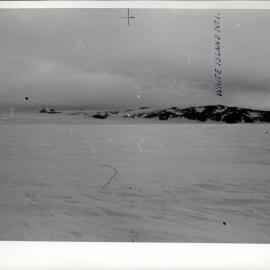 NZGS Minna Bluff from Scott Base, White Island from Dog Camp on Barrier