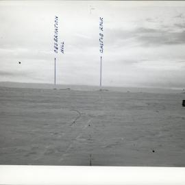 NZGS Minna Bluff from Scott Base, White Island from Dog Camp on Barrier