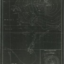 Map of Ross Island - West Coast and Summit of Erebus, Dec 1912