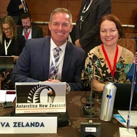 Peter Beggs and Jillian Dempster - Antarctic Treaty Constative Meeting – Chile 2016