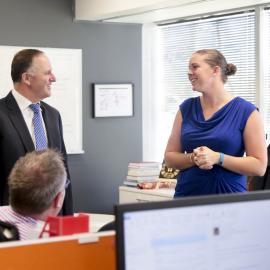 PM visit to Antarctica New Zealand, April 2016 (visit date was 14 April 2016)