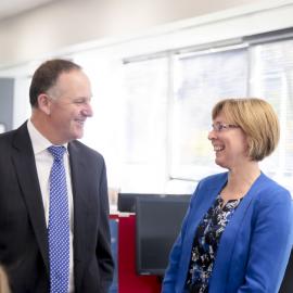 PM visit to Antarctica New Zealand, April 2016 (visit date was 14 April 2016)