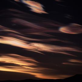 Nacreous clouds