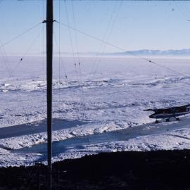 Twin Otter in front of Scott Base