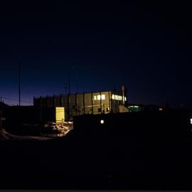 Scott Base, mid-day, mid-winter