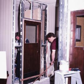 Enlarging the P.O Entrance