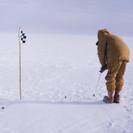 On the golf course at Scott Base