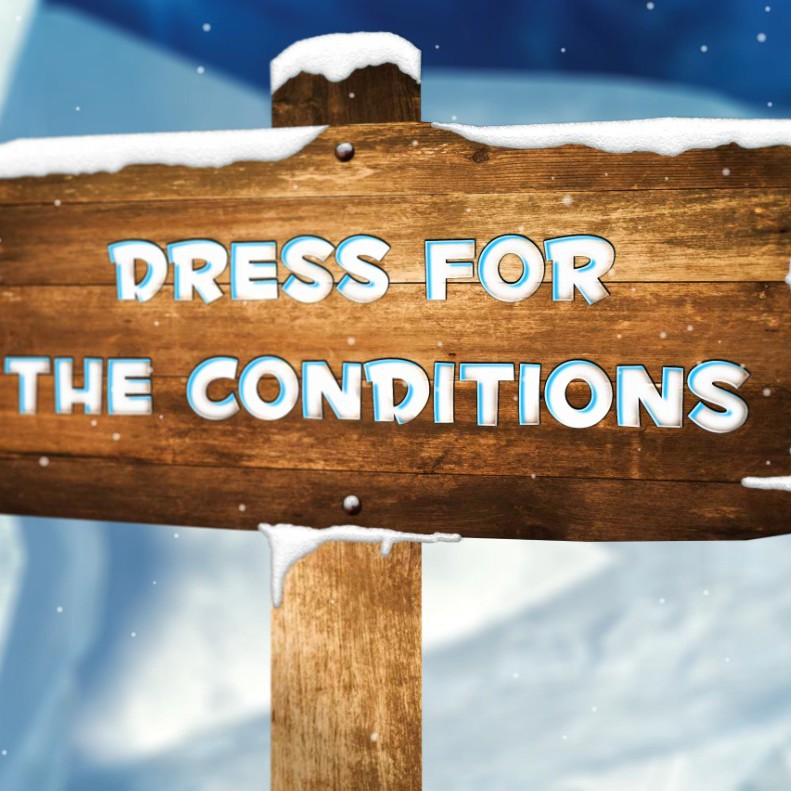 Sid and Buck in Antarctica  – Clothing