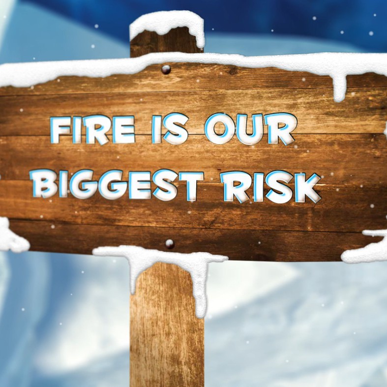 Sid and Buck in Antarctica  – Fire