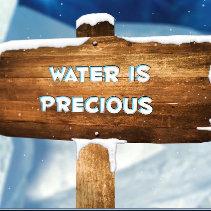 Sid and Buck in Antarctica  – Showers