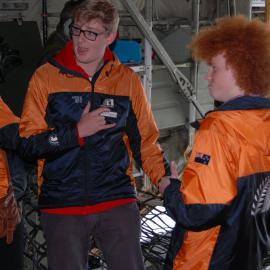 Inside airborne C130