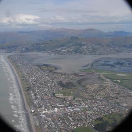 View over Christchurch from C130