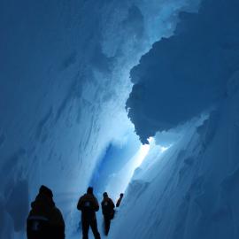 Ice Caves in the Erebus Ice Tongue