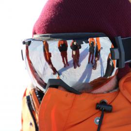 Goggle reflections