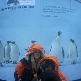 Catherine at the International Antarctic Center
