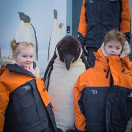 kids at play at the International Antarctic Center