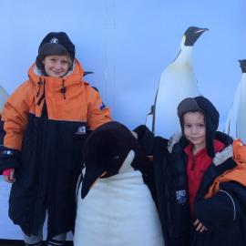 Kids at play at the International Antarctic Center