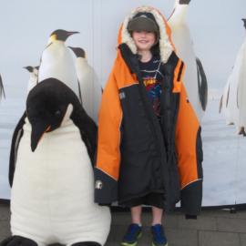 Nicola chooses a large coat