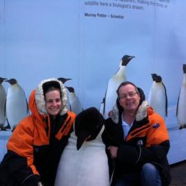 Guests at the International Antarctic Center