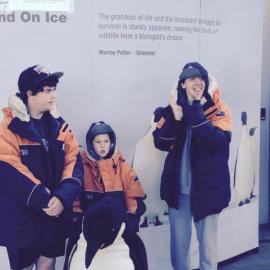 Guests at the International Antarctic Center