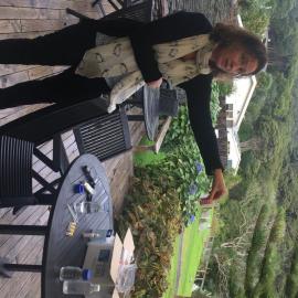 Dr Vonda Cummings during PH experiment, NZAR Winter School 2016