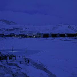Scott's Hut on a Spring Night, McMurdo Station