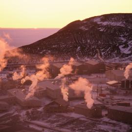 First Sun for Four Months, McMurdo Station