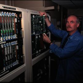 McMurdo Station technician Carl Norris