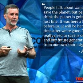 Anthony Powell speaking at TEDx, Scott Base