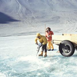 Collecting Ice for Vanda Station