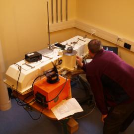 Mercury lamp calibration of the Dobson by Nathan Cross