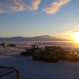 Sunrise at Scott Base