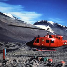 Helicopter at Vanda Station