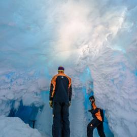 Inside the Erebus IceTounge, Marcus Arnold 2016