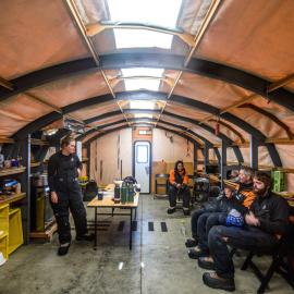 Ross Ice Shelf Team Field Kitchen (shelter), Marcus Arnold 2016