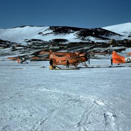 TAE aircraft outside Scott Base