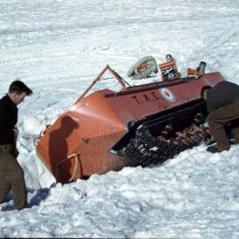 TAE vehicle in crevasse
