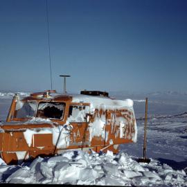 Tucker Sno-cat snowed in
