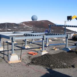 Arrival Heights 2007 atmospheric research laboratory construction