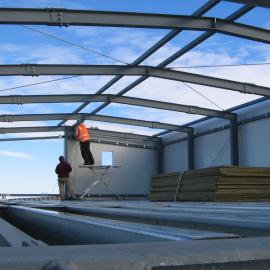 Arrival Heights 2007 atmospheric research laboratory construction