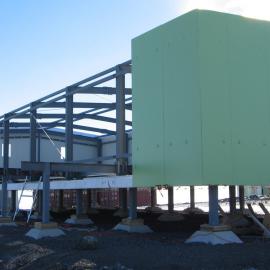 Arrival Heights 2007 atmospheric research laboratory construction