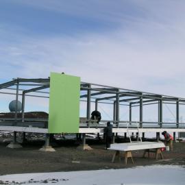 Arrival Heights 2007 atmospheric research laboratory construction