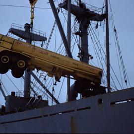 Gas tanker unloaded from ship