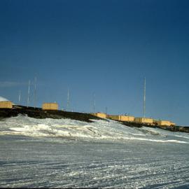 Scott Base from the sea ice