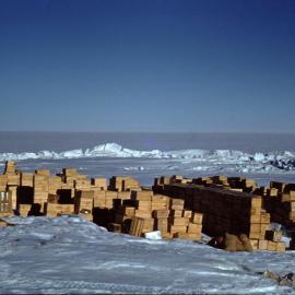 Supplies at Scott Base TAE-IGY era
